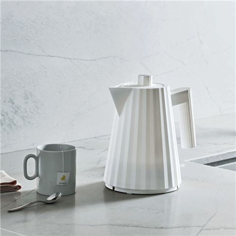 Alessi - Plisse Electric Kettle White 1L