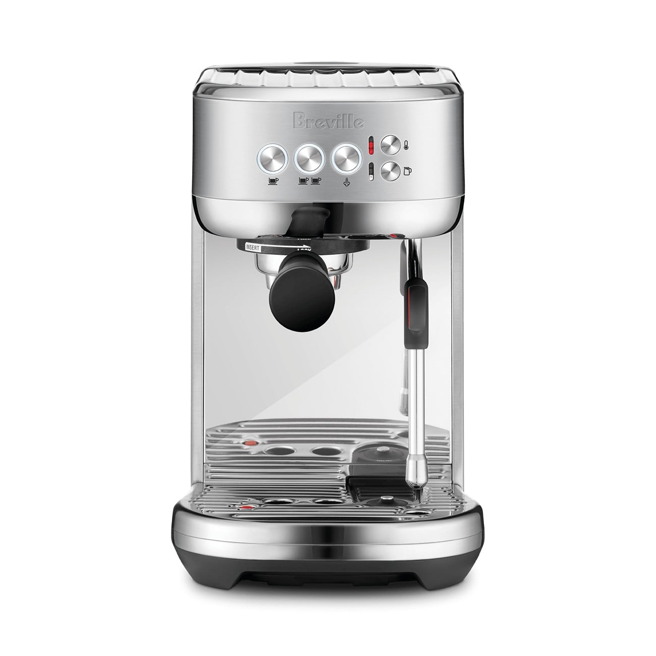 Breville Bambino Plus Manual Coffee Machine Brushed Stainless