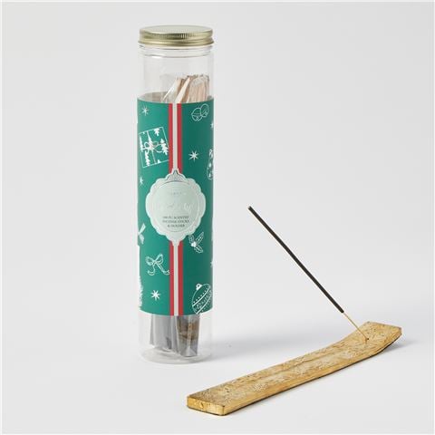 Christmas - Cheer Spiced Apple Incense w/Holder 100pce