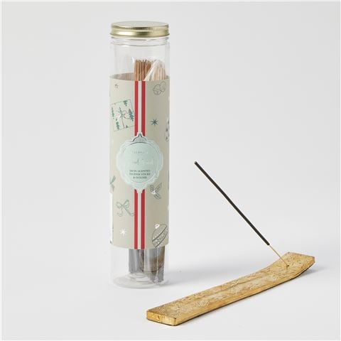 Christmas - Cheer Spiced Vanilla Scented Incense w/Holder 100pce