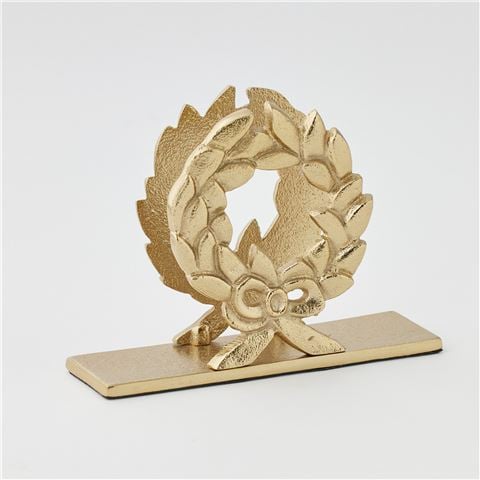 Christmas - Holiday Garland Napkin Holder Gold-Tone