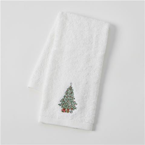 Christmas - Season's Greetings Hand Towel Christmas Tree