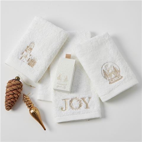 Christmas - Spark Joy Hand Towel Globe