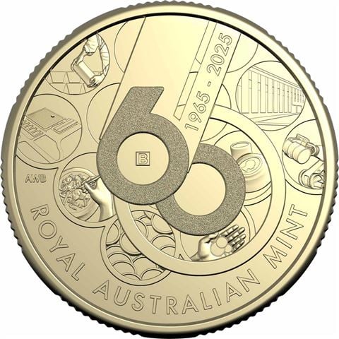 Royal Australian Mint - 60th Anniversary 2025 $1 Mintmark & Privy Mark Coin Set 4pce