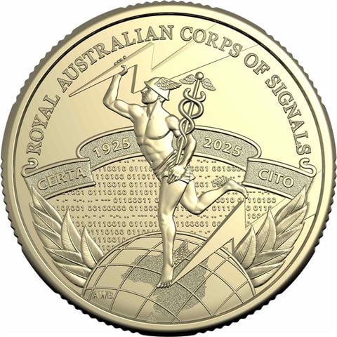 Royal Australian Mint - Centenary Royal Australian Signal Corps 2025 $1 Uncirculated Coin