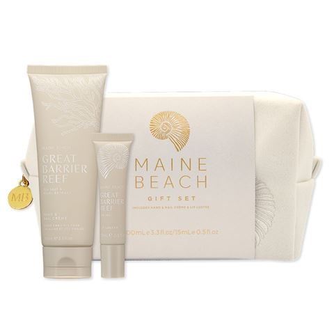 Maine Beach - Great Barrier Reef Sea Salt Vanity Bag  & Gift Set 3pce