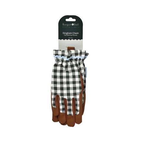 Burgon & Ball - Collector Gloves  Heritage Green Check