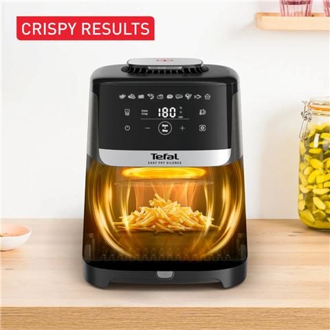 Tefal Easy Fry Silence Essential Air Fryer Coal Grey 5L EY551H - Peter's of Kensington