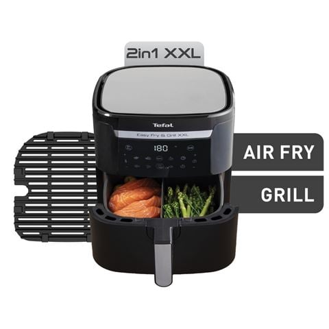 Tefal Easy Fry & Grill XXL Flexcook Air Fryer Black EY8018 - Peter's of Kensington