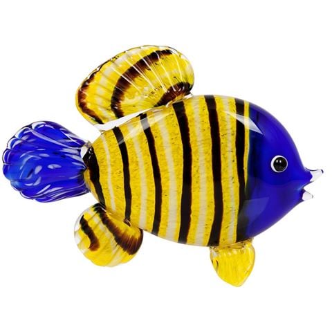 Zibo - Coloured Glass Royal Angelfish 34.5cm