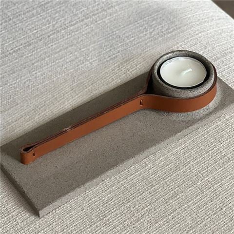 Xsanthi Leather Ceramic Incense Holder Bronze - Peter's of Kensington