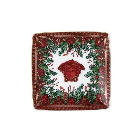 Versace - Limited Edition I Love Baroque Holiday Square Flat Dish 12cm
