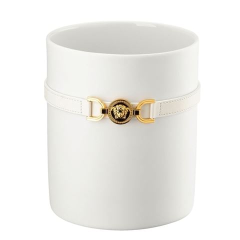 Versace Medusa '95 White Vase 18cm - Peter's of Kensington