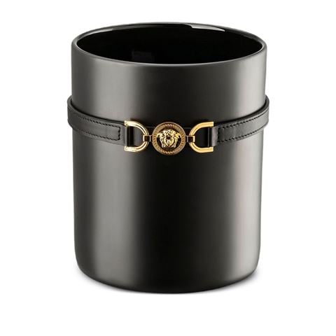 Versace Medusa '95 Black Vase 18cm - Peter's of Kensington