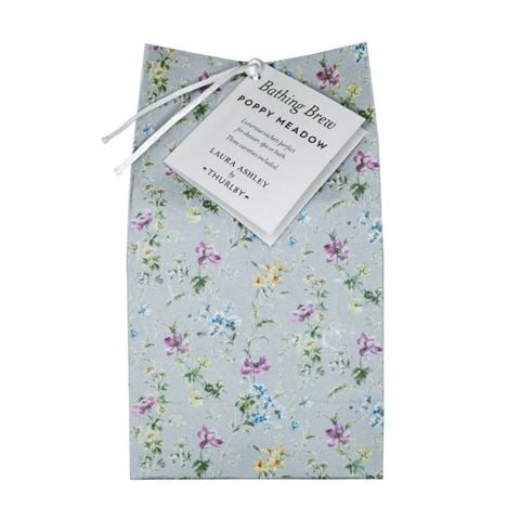 Thurlby Laura Ashley Poppy Meadow Bathing Brew Set 3pce - Peter's of Kensington