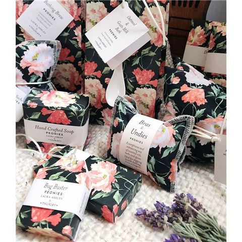 Thurlby - Laura Ashley Peonies Bras & Undies Fragrance Sachets 2pce