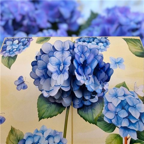 Colorpop - Blue Hydrangeas Card