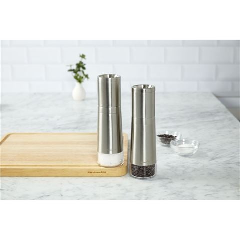 KitchenAid - Stainless Steel Salt & Pepper Grinder Set 2pce