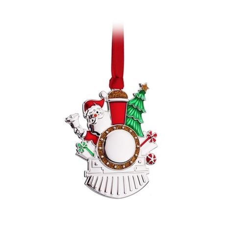 Whitehill - Santa w/Steam Engine Ornament