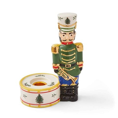 Spode Christmas Tree Nutcracker Candle Holder - Peter's of Kensington