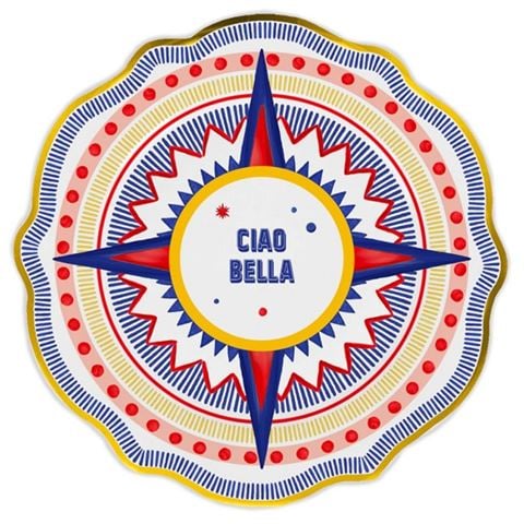 Baci Milano - Dolce Vita Dinner Plate Ciao Bella 27cm