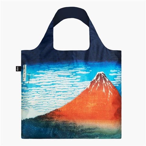 LOQI - Katsushika Hokusai Red Fuji Recycled Bag
