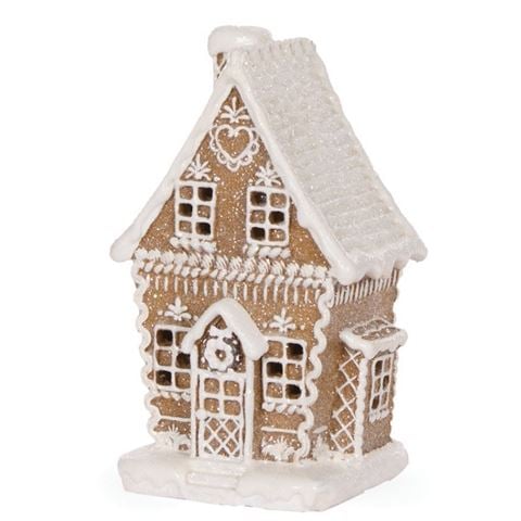 Christmas - LED Gingerbread House w/Chimney 21cm