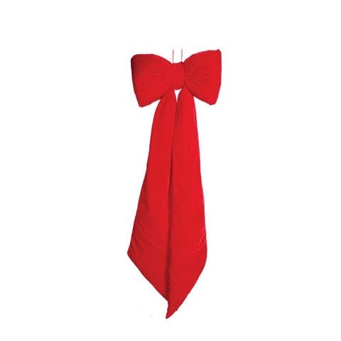 Christmas - Red Elongated Bow 162cm