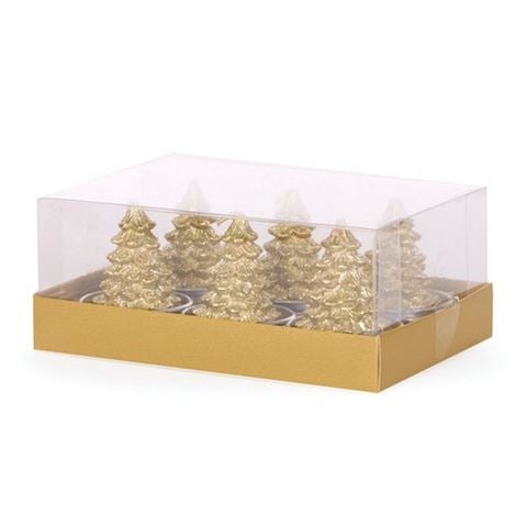 Christmas - Gold Tealight Set 6pce