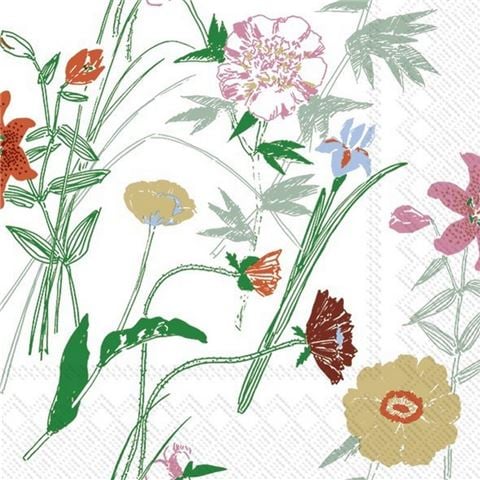 Marimekko - Puutarhakutsut Green Lunch Napkin 20pce