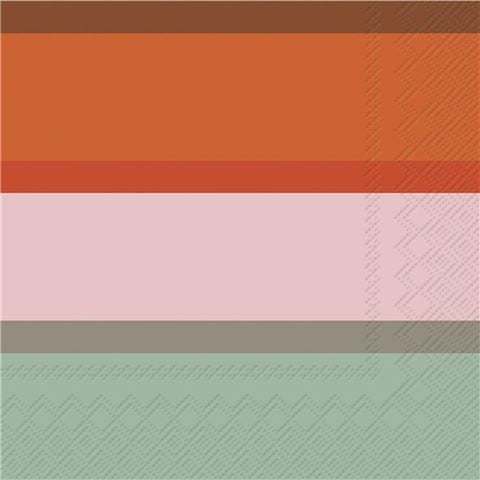 Marimekko - Hennika Orange Cocktail Napkin 20pce