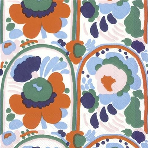 Marimekko - Karuselli Orange Lunch Napkin 20pce