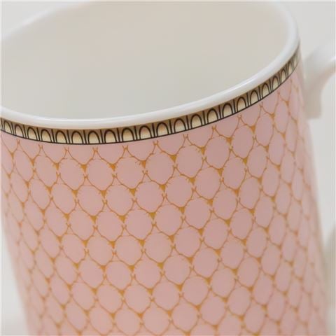 Halcyon Days - Antler Trellis Pink Mug