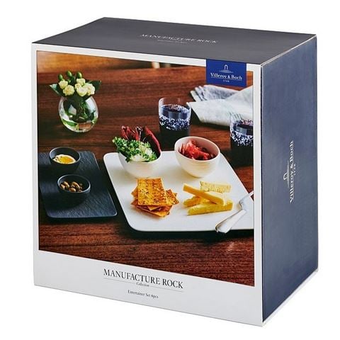 Villeroy & Boch - Manufacture Rock Entertaining Set 6pce