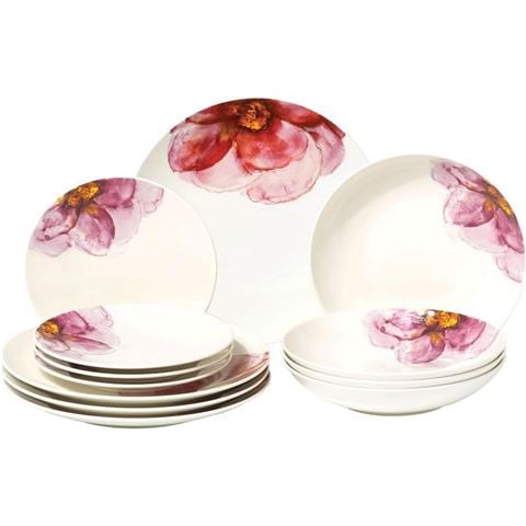 Villeroy & Boch - Rose Garden Dinner Set 12pce
