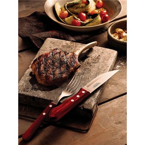 Tramontina - Churrasco Jumbo Fork Red