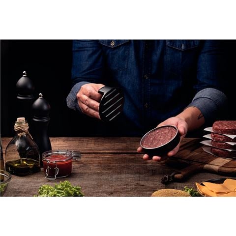 Tramontina - Churrasco Non-Stick Aluminium Burger Press Black