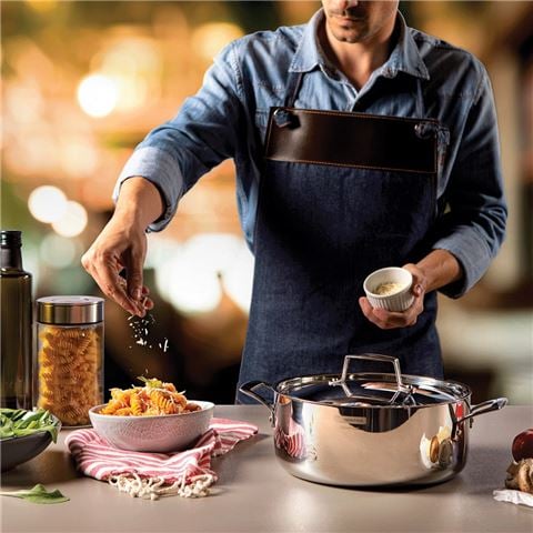 Tramontina - Grano Triply Clad Shallow Casserole Pot 24cm/4.4L