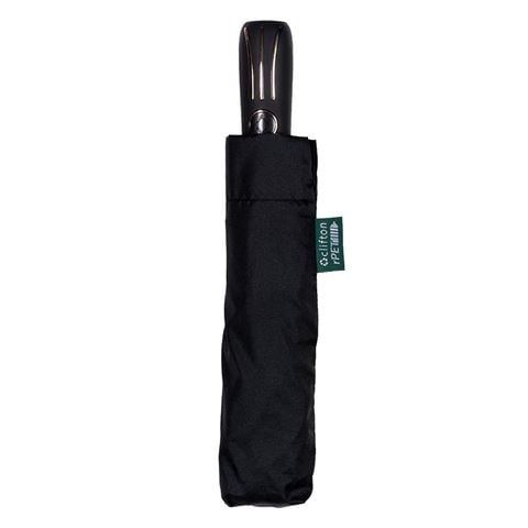 Clifton - UPF50+ rPET Vented Auto Open & Close Umbrella Black