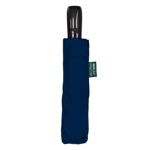 Clifton - UPF50+ rPET Vented Auto Open & Close Umbrella Navy