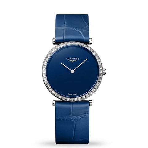 Longines - La Grande Classique Quartz Watch Blue Dial w/Diamonds 29mm L45230902