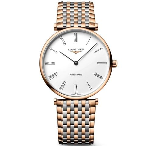 Longines - La Grande Classique S.S Auto. Watch w/Red PVD  38mm L49181917