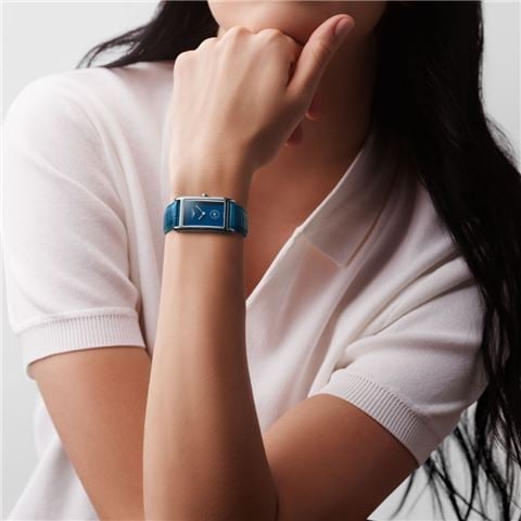 Longines - Dolce Vita Quartz Watch Blue Dial & Strap 23.30x37mm L55124902