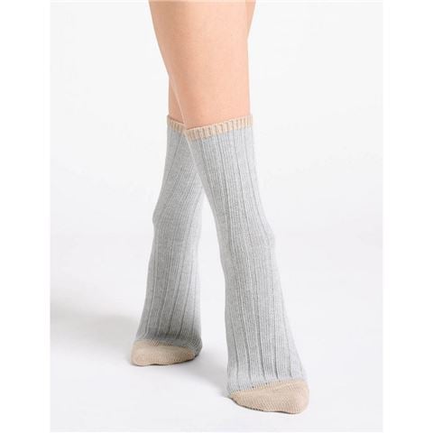 Levante - Serena Rib Crew Socks Cloud