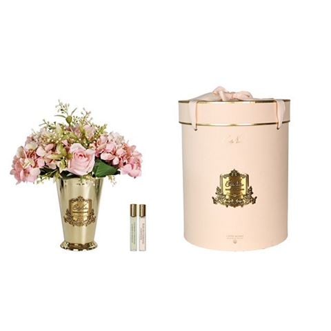 Cote Noire Grand Summer Posies French Pink w/Gold Goblet & Crest - Peter's of Kensington
