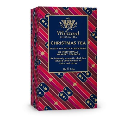 Whittard Of Chelsea - Christmas Tea w/25 Individually Wrapped Tea Bags 50g