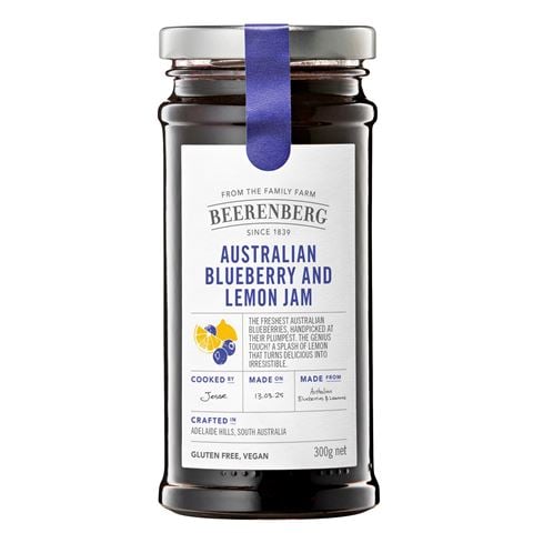 Beerenberg - Blueberry and Lemon Jam 300g
