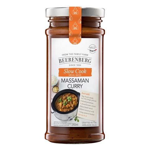 Beerenberg - Massaman Curry Slow Cook Sauce 240ml