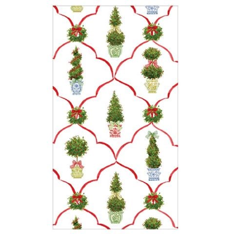 Caspari - Guest Towel Petit Jardin 33x40cm Set 15pce