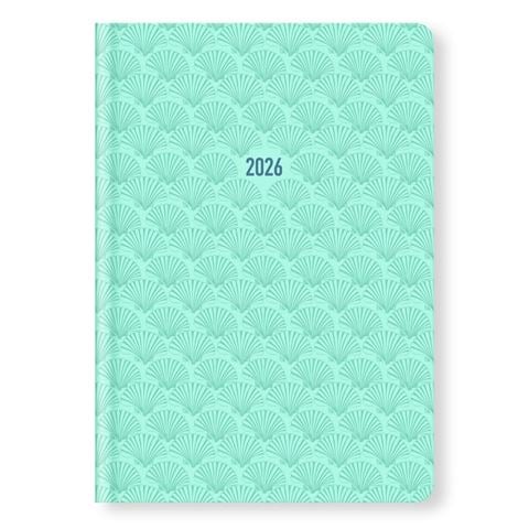 Letts - By the Sea A5 Week To View Diary 2026 Aquamarine